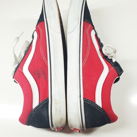 Vans Red Off the Wall Mens Sneakers - Picture 10 of 12
